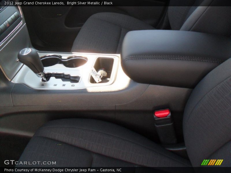 Bright Silver Metallic / Black 2012 Jeep Grand Cherokee Laredo