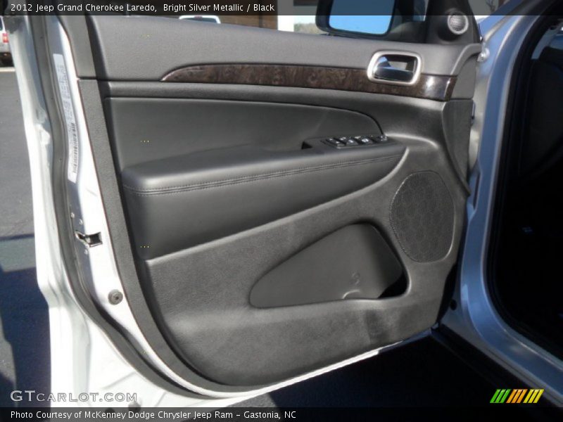 Bright Silver Metallic / Black 2012 Jeep Grand Cherokee Laredo