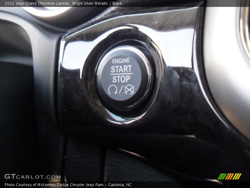 Bright Silver Metallic / Black 2012 Jeep Grand Cherokee Laredo