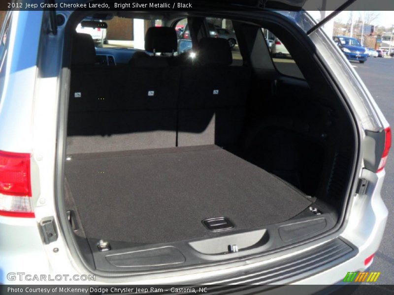 Bright Silver Metallic / Black 2012 Jeep Grand Cherokee Laredo
