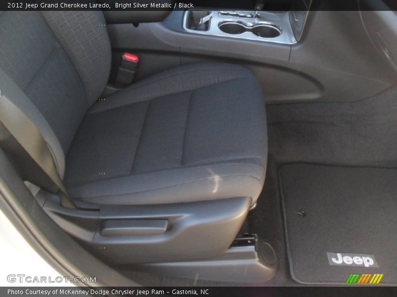 Bright Silver Metallic / Black 2012 Jeep Grand Cherokee Laredo