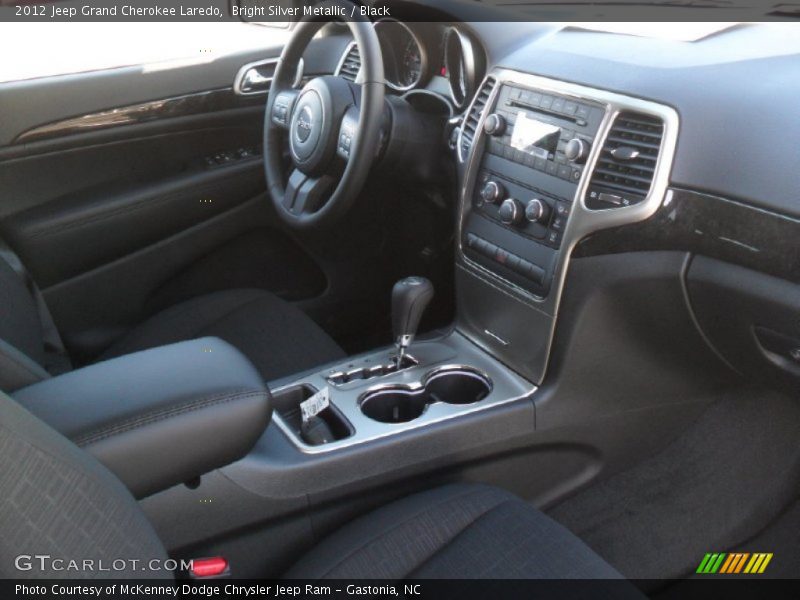 Bright Silver Metallic / Black 2012 Jeep Grand Cherokee Laredo