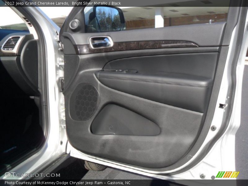 Bright Silver Metallic / Black 2012 Jeep Grand Cherokee Laredo