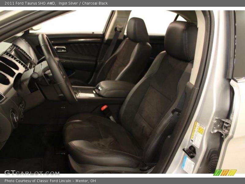  2011 Taurus SHO AWD Charcoal Black Interior