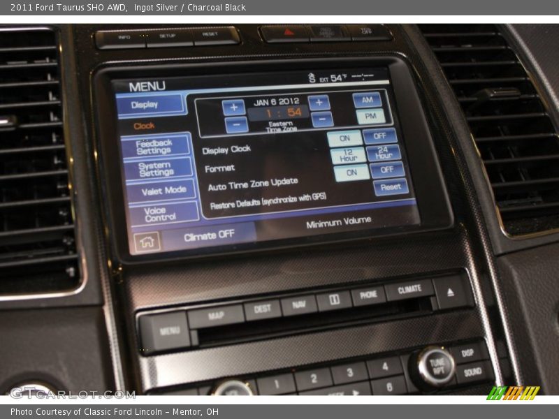 Ingot Silver / Charcoal Black 2011 Ford Taurus SHO AWD
