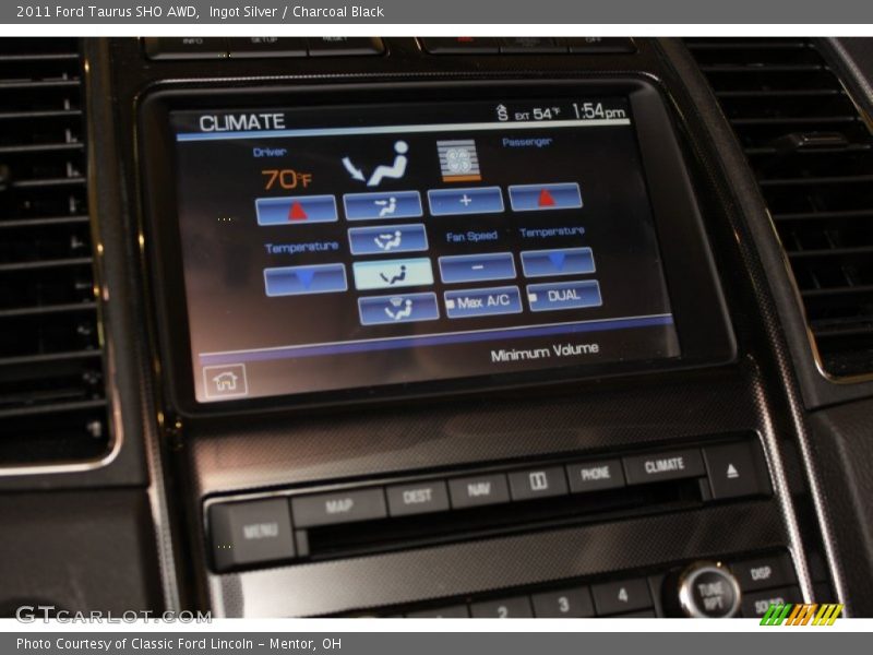 Ingot Silver / Charcoal Black 2011 Ford Taurus SHO AWD