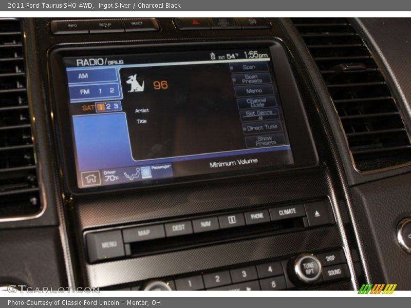 Ingot Silver / Charcoal Black 2011 Ford Taurus SHO AWD