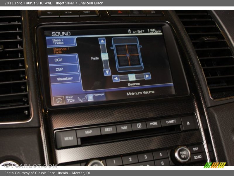 Ingot Silver / Charcoal Black 2011 Ford Taurus SHO AWD