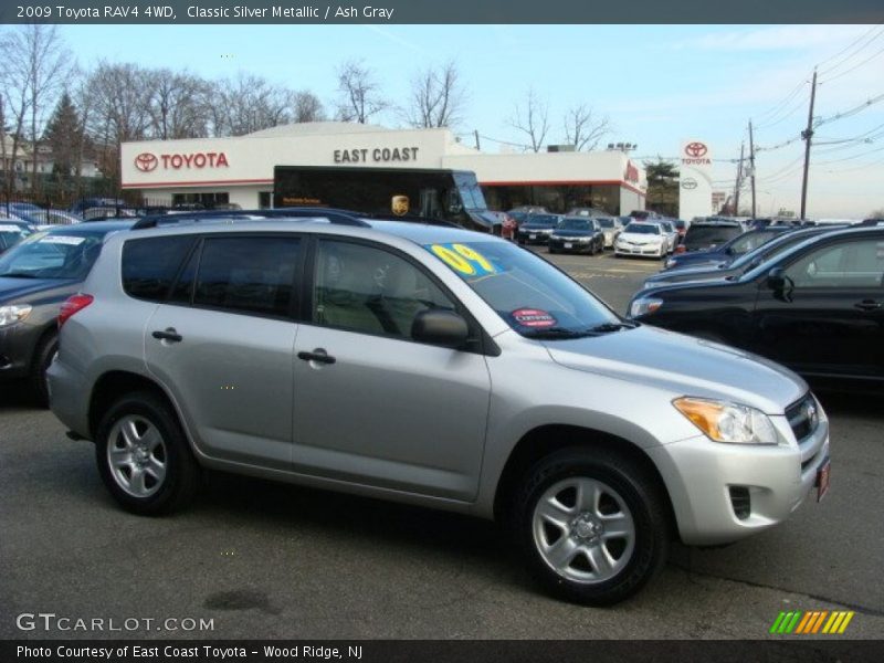 Classic Silver Metallic / Ash Gray 2009 Toyota RAV4 4WD