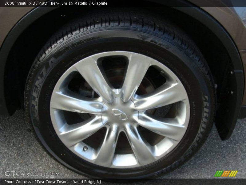 Beryllium 16 Metallic / Graphite 2008 Infiniti FX 35 AWD