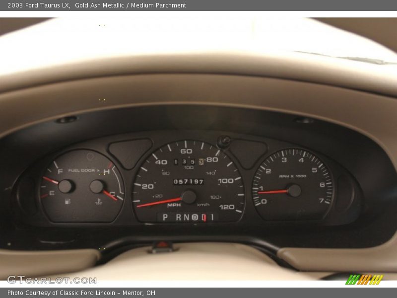 Gold Ash Metallic / Medium Parchment 2003 Ford Taurus LX