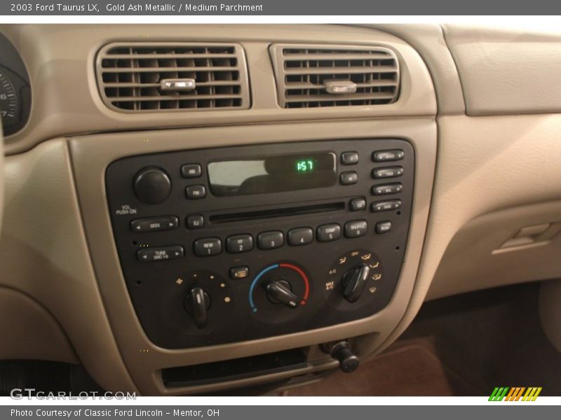 Gold Ash Metallic / Medium Parchment 2003 Ford Taurus LX