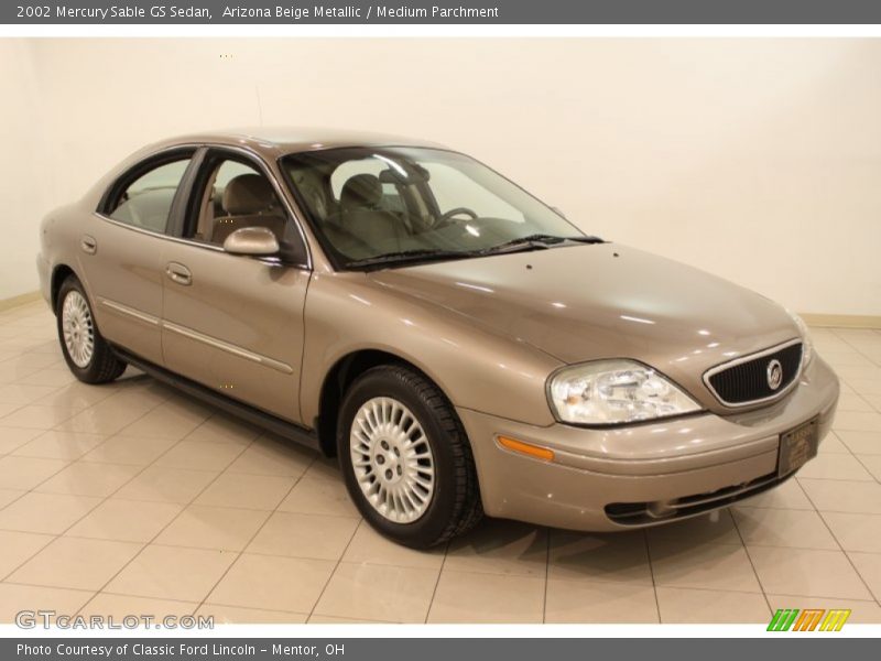 Arizona Beige Metallic / Medium Parchment 2002 Mercury Sable GS Sedan