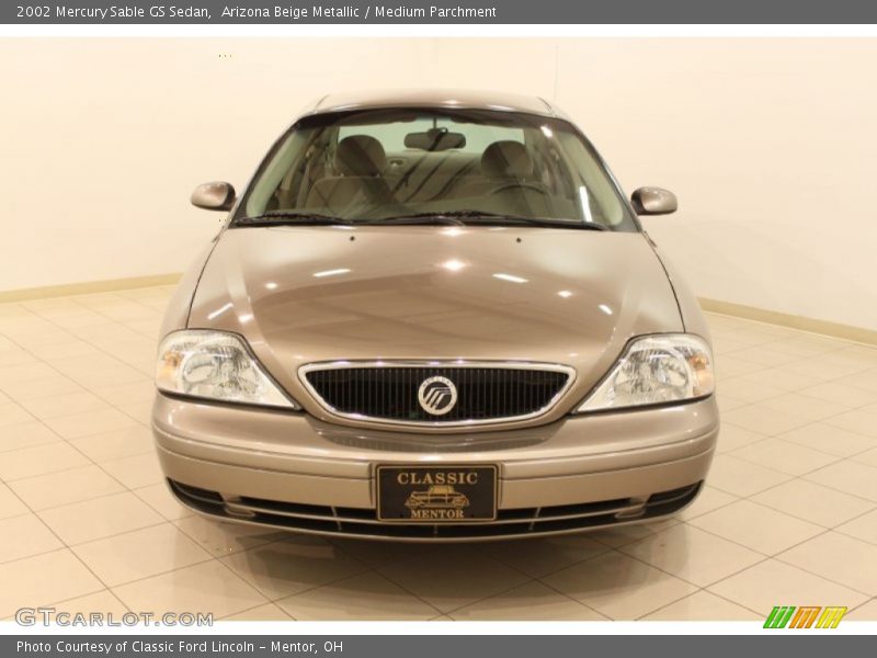 Arizona Beige Metallic / Medium Parchment 2002 Mercury Sable GS Sedan