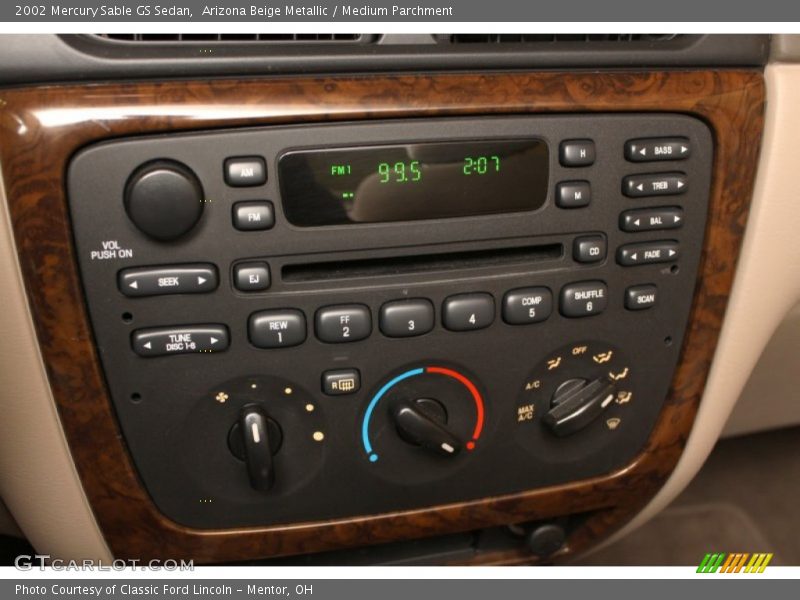 Arizona Beige Metallic / Medium Parchment 2002 Mercury Sable GS Sedan