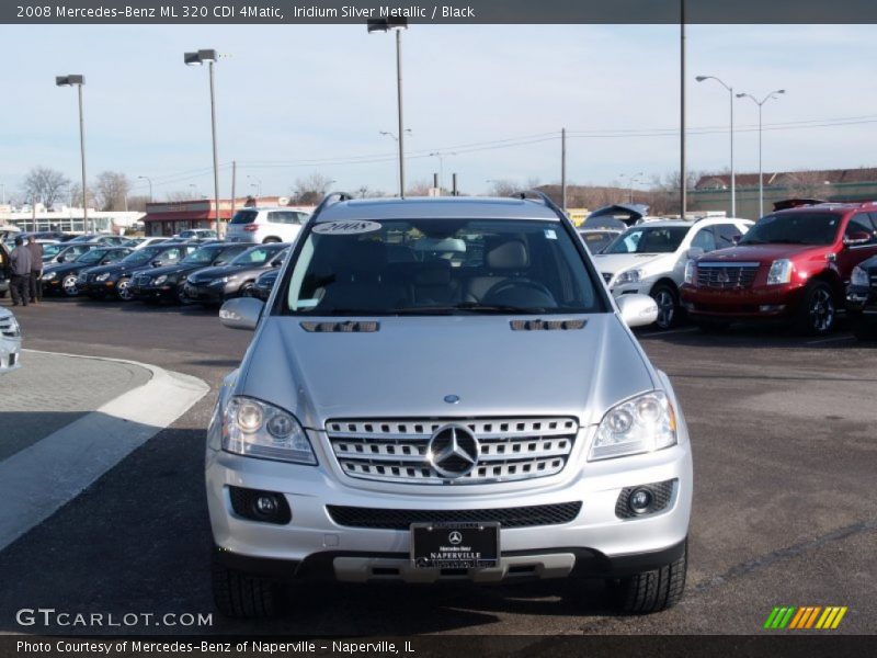 Iridium Silver Metallic / Black 2008 Mercedes-Benz ML 320 CDI 4Matic