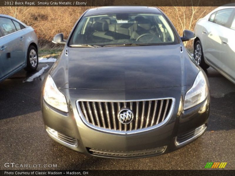 Smoky Gray Metallic / Ebony 2012 Buick Regal