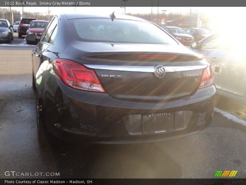 Smoky Gray Metallic / Ebony 2012 Buick Regal