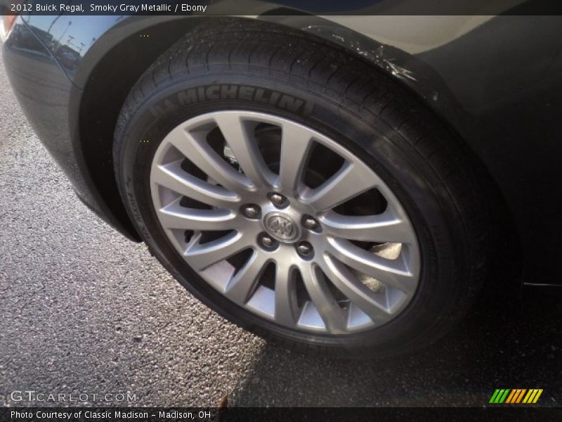 Smoky Gray Metallic / Ebony 2012 Buick Regal