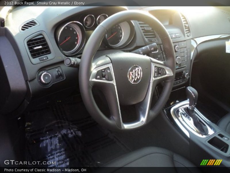 Smoky Gray Metallic / Ebony 2012 Buick Regal