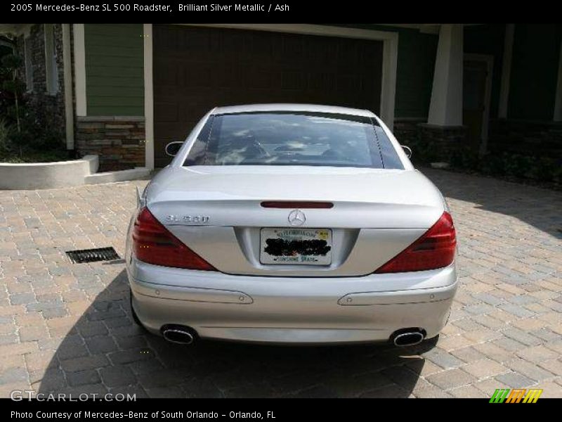 Brilliant Silver Metallic / Ash 2005 Mercedes-Benz SL 500 Roadster