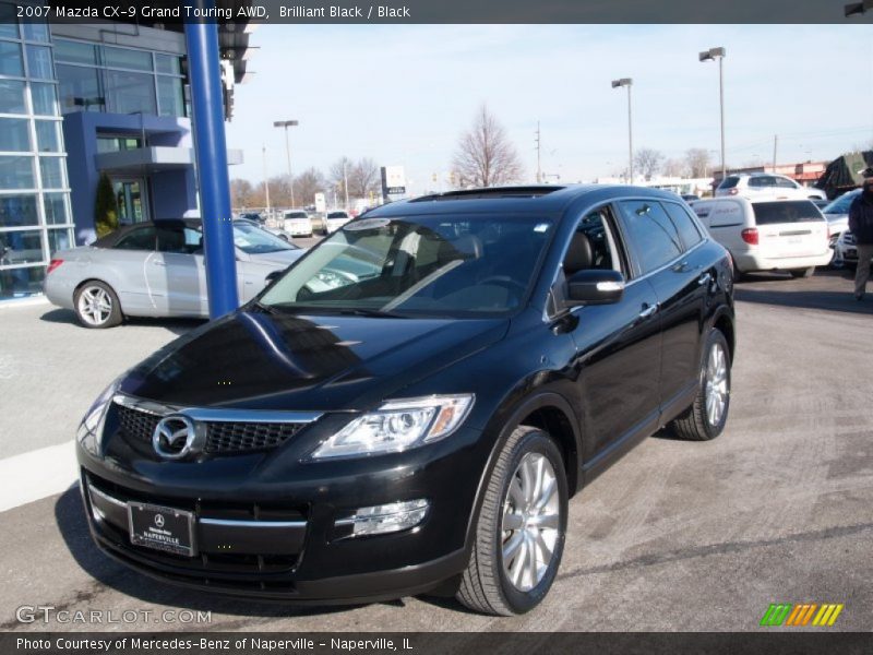 Brilliant Black / Black 2007 Mazda CX-9 Grand Touring AWD