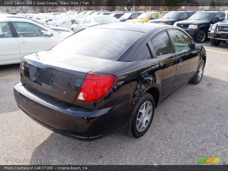 Black Onyx / Tan 2005 Saturn ION 2 Quad Coupe