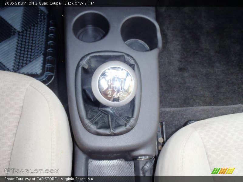Black Onyx / Tan 2005 Saturn ION 2 Quad Coupe