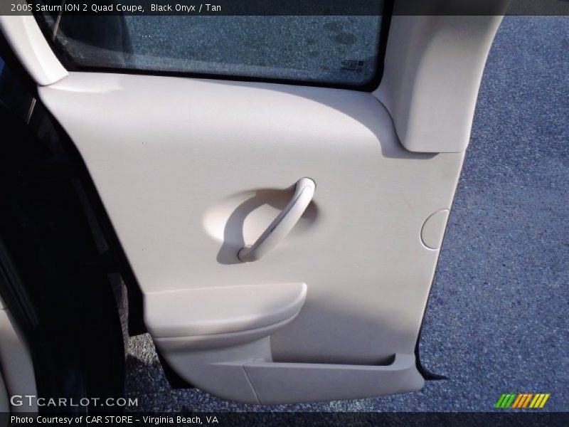 Black Onyx / Tan 2005 Saturn ION 2 Quad Coupe