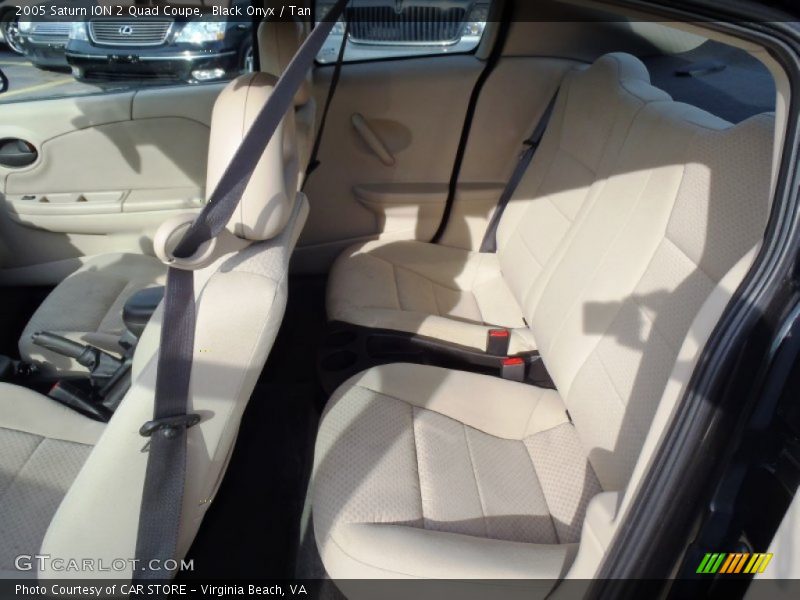 Black Onyx / Tan 2005 Saturn ION 2 Quad Coupe