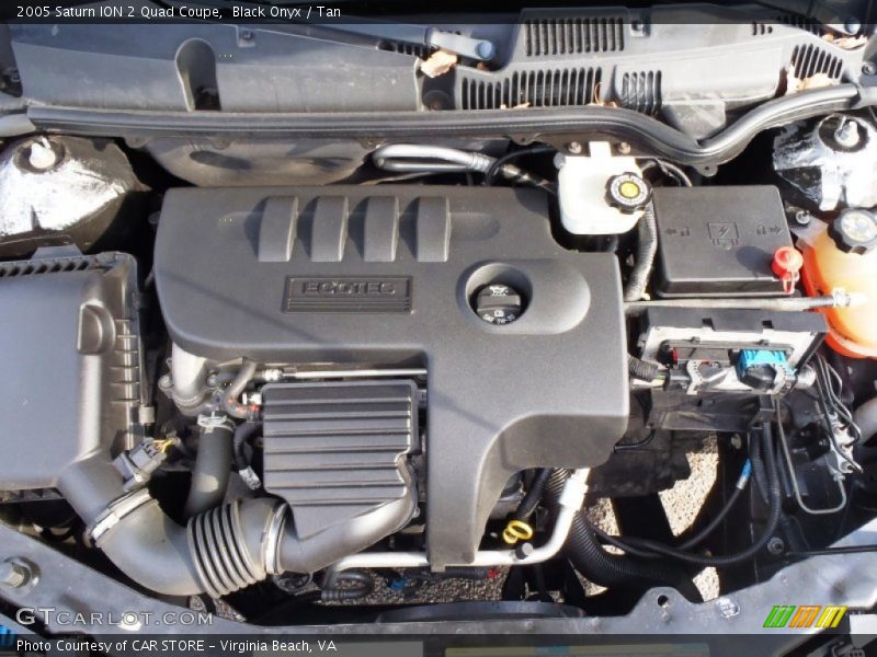  2005 ION 2 Quad Coupe Engine - 2.2 Liter DOHC 16-Valve Ecotec 4 Cylinder