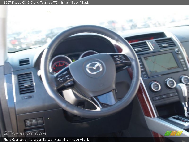 Brilliant Black / Black 2007 Mazda CX-9 Grand Touring AWD