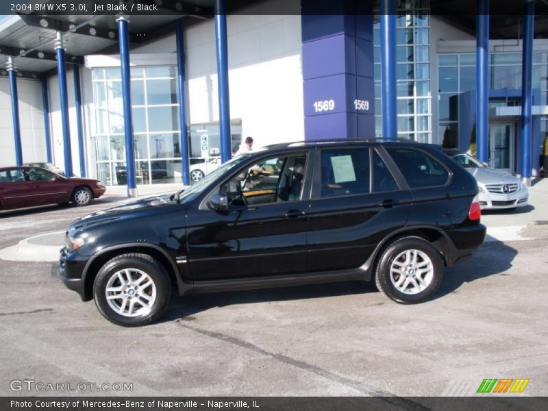 Jet Black / Black 2004 BMW X5 3.0i