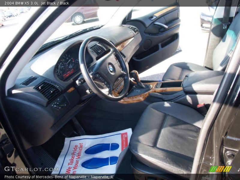 Jet Black / Black 2004 BMW X5 3.0i
