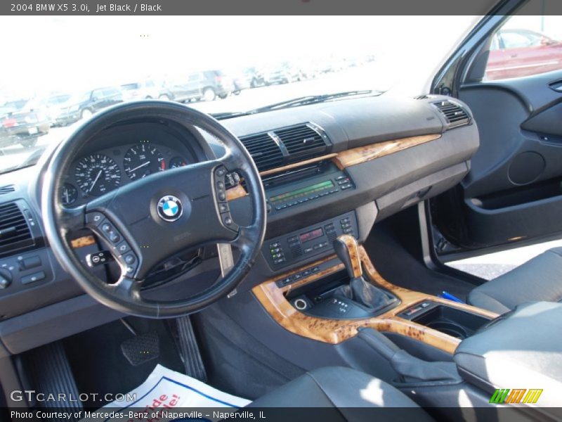 Jet Black / Black 2004 BMW X5 3.0i