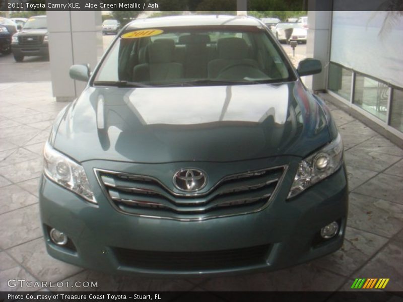 Aloe Green Metallic / Ash 2011 Toyota Camry XLE