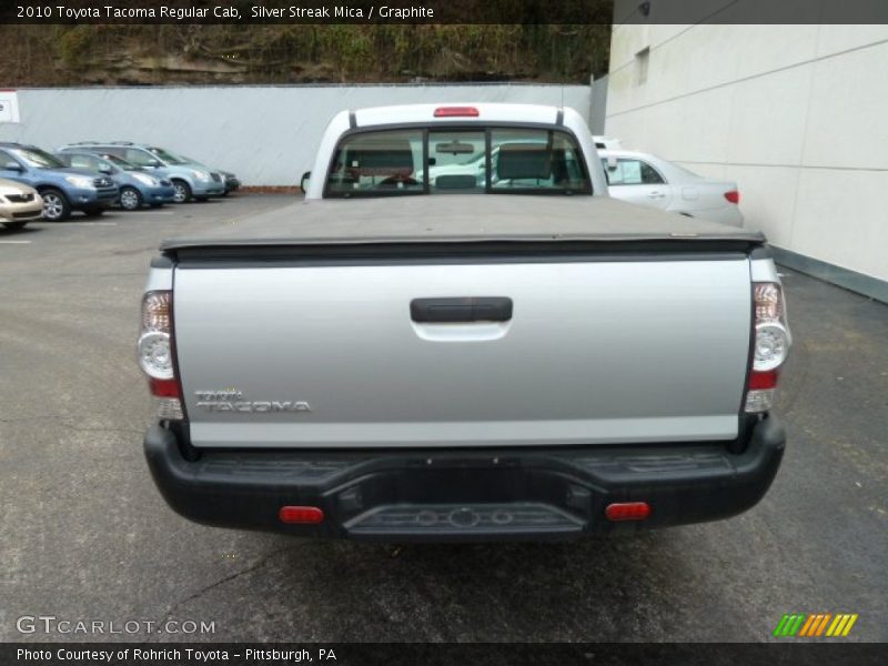 Silver Streak Mica / Graphite 2010 Toyota Tacoma Regular Cab