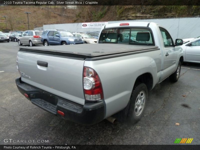 Silver Streak Mica / Graphite 2010 Toyota Tacoma Regular Cab