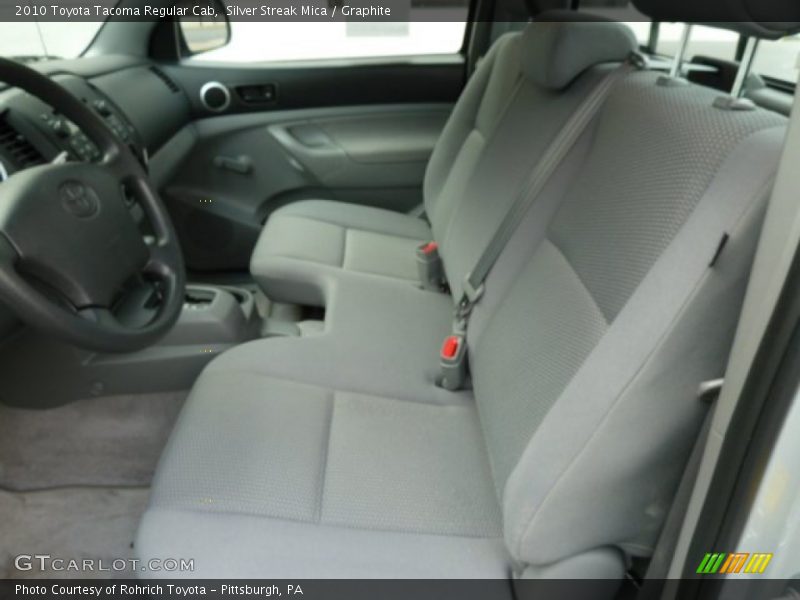 Silver Streak Mica / Graphite 2010 Toyota Tacoma Regular Cab