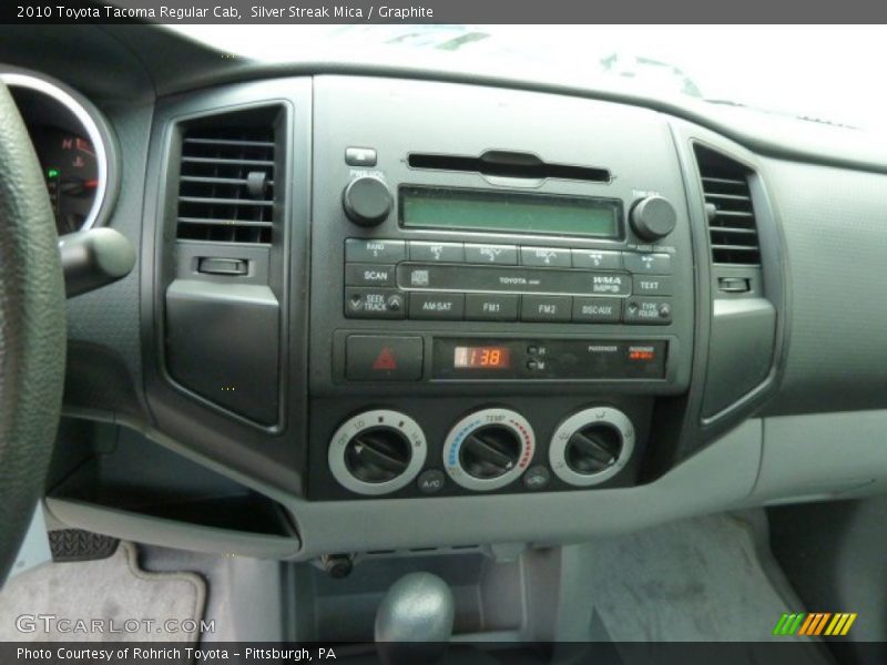 Silver Streak Mica / Graphite 2010 Toyota Tacoma Regular Cab