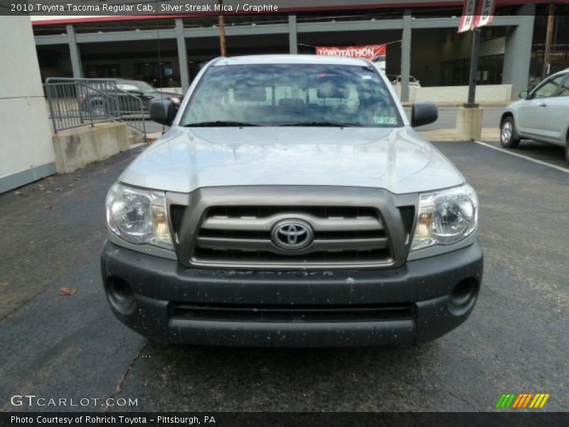 Silver Streak Mica / Graphite 2010 Toyota Tacoma Regular Cab