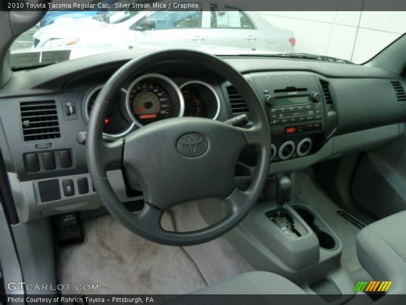 Silver Streak Mica / Graphite 2010 Toyota Tacoma Regular Cab
