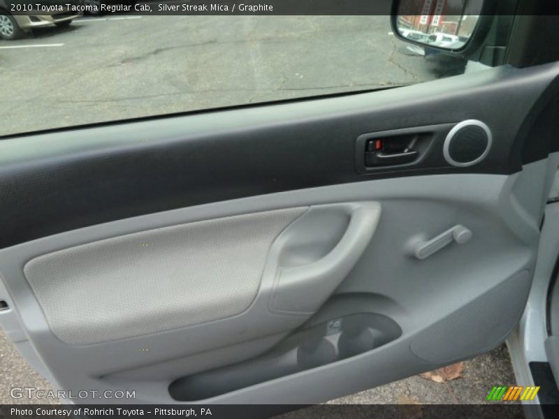 Silver Streak Mica / Graphite 2010 Toyota Tacoma Regular Cab