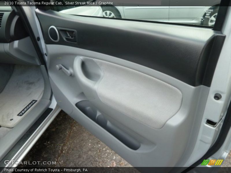 Silver Streak Mica / Graphite 2010 Toyota Tacoma Regular Cab