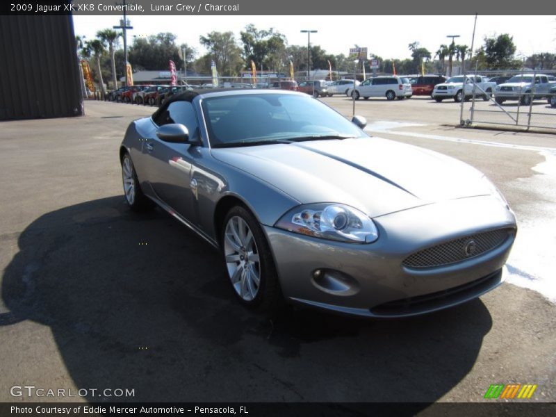 Lunar Grey / Charcoal 2009 Jaguar XK XK8 Convertible