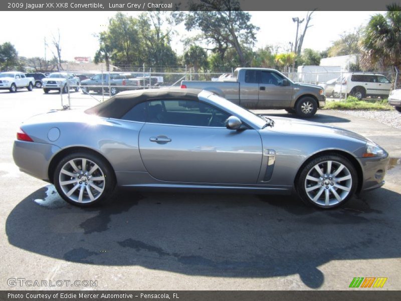 Lunar Grey / Charcoal 2009 Jaguar XK XK8 Convertible