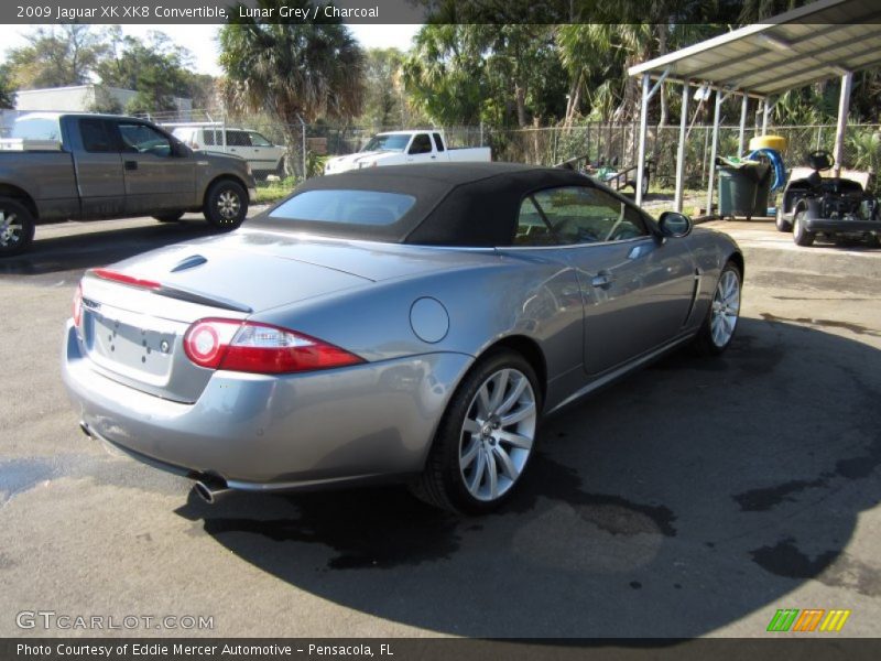 Lunar Grey / Charcoal 2009 Jaguar XK XK8 Convertible