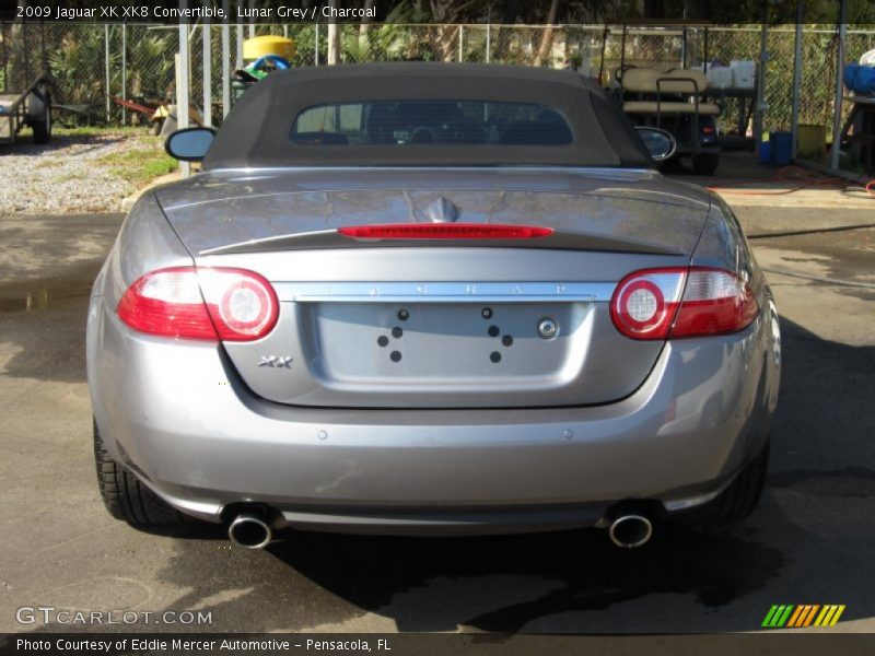 Lunar Grey / Charcoal 2009 Jaguar XK XK8 Convertible