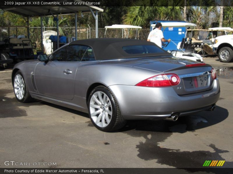 Lunar Grey / Charcoal 2009 Jaguar XK XK8 Convertible
