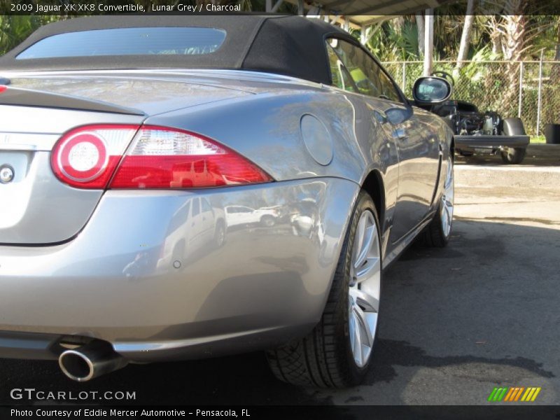 Lunar Grey / Charcoal 2009 Jaguar XK XK8 Convertible